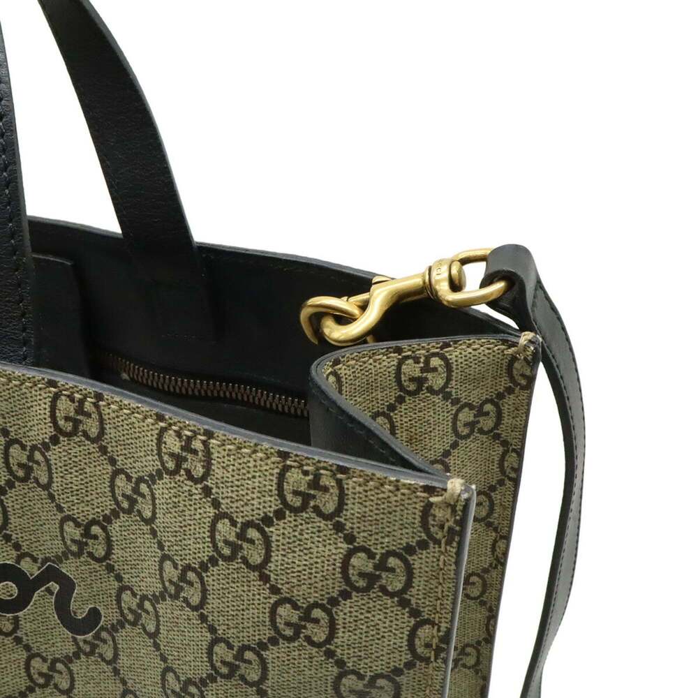GUCCI Authentic Black Leather Shoulder Bag - Picture 8 of 9
